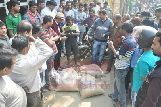 Black-Marketing of Ration shops rice busted by locals